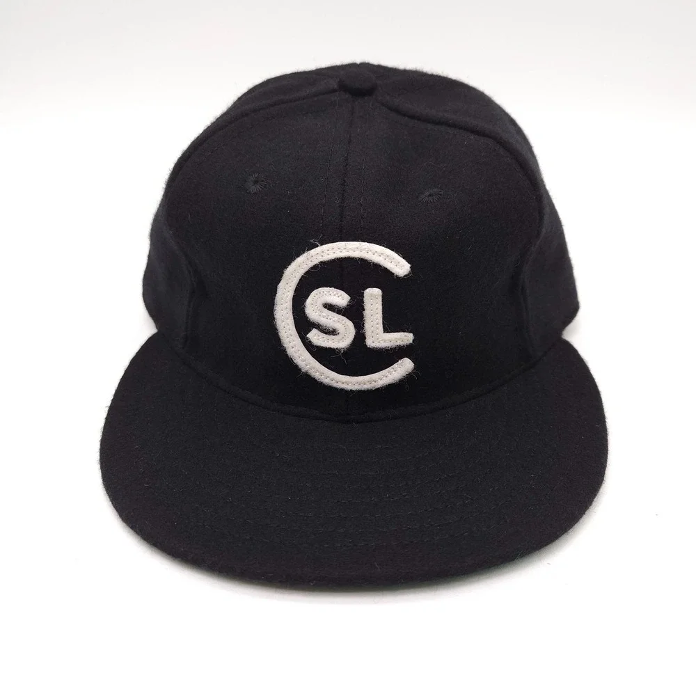 Ebbets Field Flannels Salt Lake City Bees SLC  Snapback Hat‎ Baseball Cap Black